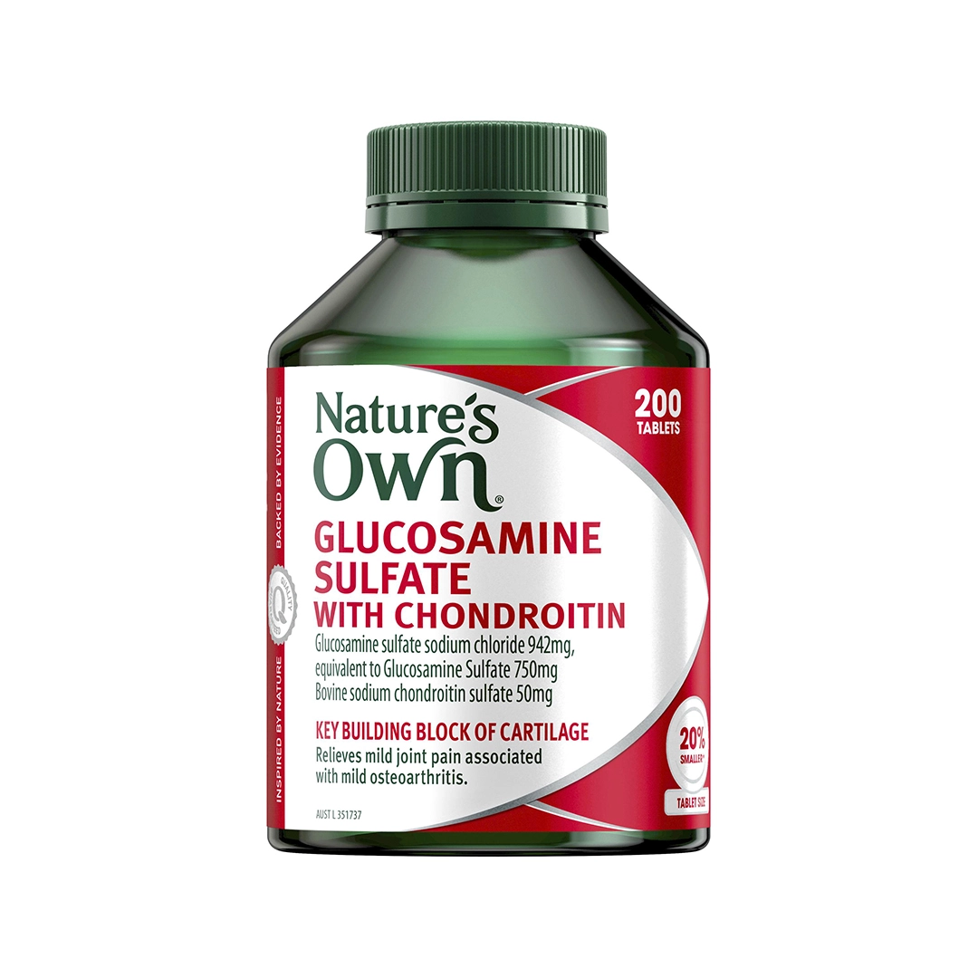 Nature's Own Glucosamine Sulfate with Chondroitin 200 Tabs