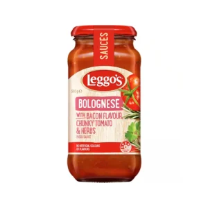 Leggo's Bolognese with Bacon Flavour, Chunky Tomato & Herbs 500g